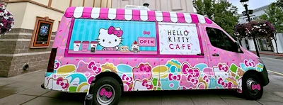 2026 Hello Kitty Cafe Truck West at Bridgeport Village Appearance, Portland OR (Pick-Up Some Supercute Treats and Merch) 