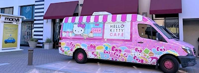 2026 Hello Kitty Cafe Truck: Vintage Faire Mall, Modesto (Hello Kitty Cakes, Donuts, Macarons and Other Sweets!  Hello Kitty Super Cute Merch!)