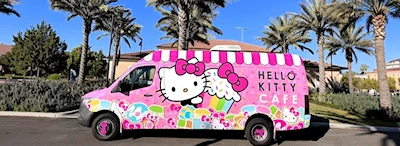 2026 Hello Kitty Cafe Truck: Valley River Center, Eugene OR (Hello Kitty Cakes, Donuts, Macarons and Other Sweets!  Hello Kitty Super Cute Merch!)